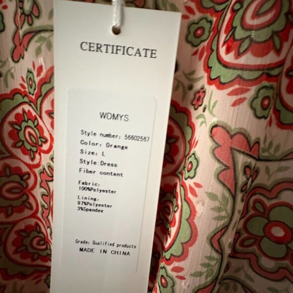 Boho Chic Sweet Casual Fashion Vibes Dresses for Women -Large- Brand WDYMS - Picture 6 of 8